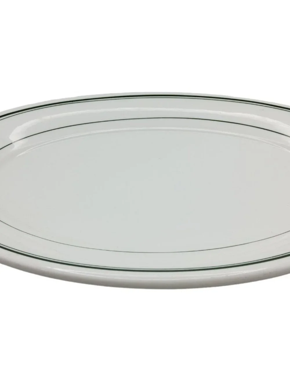 vintage homer laughlin best china green trim 12.25
